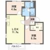 オデッセイ島田 Cの間取り画像