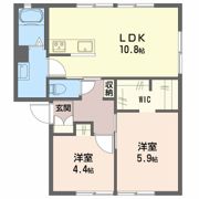 オデッセイ島田 Bの間取り画像