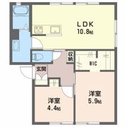 オデッセイ島田 Bの間取り画像