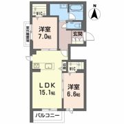 リラ グリシーヌの間取り画像