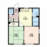 プランドール西口 Cの間取り画像