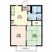 シャトレー南山 Cの間取り画像
