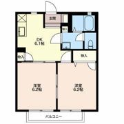 ディアコート大崎 Aの間取り画像