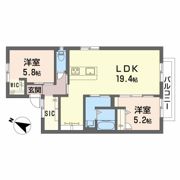 サクスィード21 Bの間取り画像