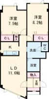 アンダンテBの間取り画像