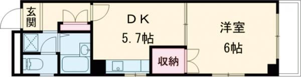 大野木ビラの間取り画像