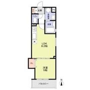フォレストクリエオーレ城垣町壱番館の間取り画像