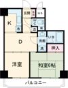 リバーヴュー長岡の間取り画像