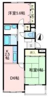 ビラ根岸の間取り画像