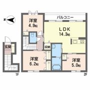 鳳鳴館Ⅱの間取り画像