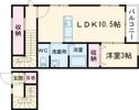 ドルチェ・ヴィータ柳川Dの間取り画像