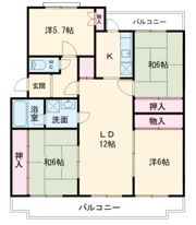 パークサイド千成の間取り画像