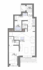 シャーメゾン凪 西新の間取り画像