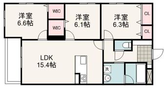グランスタジオ幸町の間取り画像