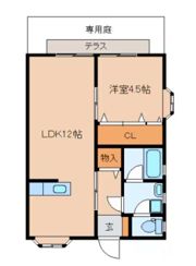ウエストタウンⅡの間取り画像