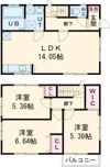 グランソフィアレイア A号棟の間取り画像