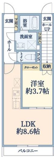 リヴェール八乙女Ⅱの間取り画像
