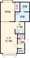 ニューエスパニアⅠAの間取り画像
