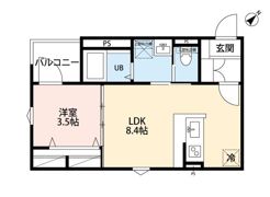 R?sonne Noir（レゾン・ノワール）の間取り画像
