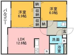サングローリー津久礼の間取り画像