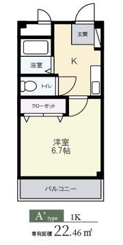 ビエント真上の間取り画像