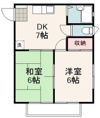 JOY COURT A棟の間取り画像