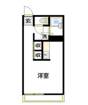 ヴィラ萩山Bの間取り画像