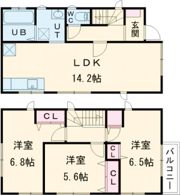 グランソフィアレイア E号棟の間取り画像