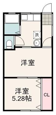 赤堀アパートの間取り画像