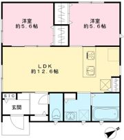 クインテット土生 Cの間取り画像