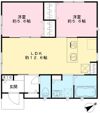 クインテット土生 Cの間取り画像