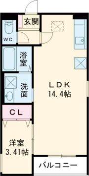 AKATSUKI RESIDENCEの間取り画像