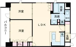 リーガル神戸三宮山手の間取り画像