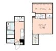 GRANDIR鹿大前の間取り画像