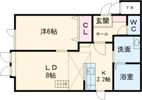 オーベル11条 Aの間取り画像