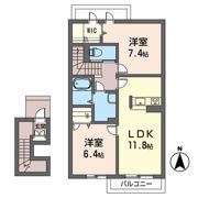 エスポワール桜Cの間取り画像