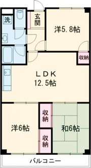 エクセレント上水の間取り画像