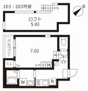 ハーモニーテラス千種の間取り画像