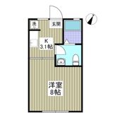 エコーハイツAの間取り画像