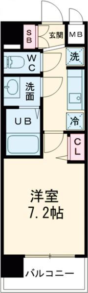 プレサンスTHE KYOTO 華苑の間取り画像
