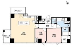 希神楽坂テラスの間取り画像
