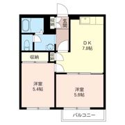 ロイヤル ハイツ Aの間取り画像