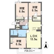 プリティ メゾンの間取り画像