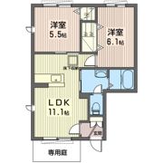 シャン・ド・フルールの間取り画像