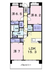シャトーエクセランの間取り画像