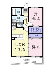 ア ディンプルの間取り画像