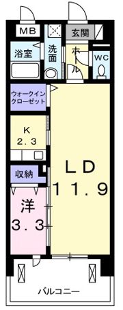 アイビーコート武蔵野の間取り画像