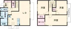 ドゥ・メゾン北井 A棟の間取り画像