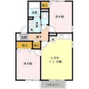 ハイム上野町 CDEの間取り画像