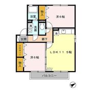 カーサフロレスタの間取り画像